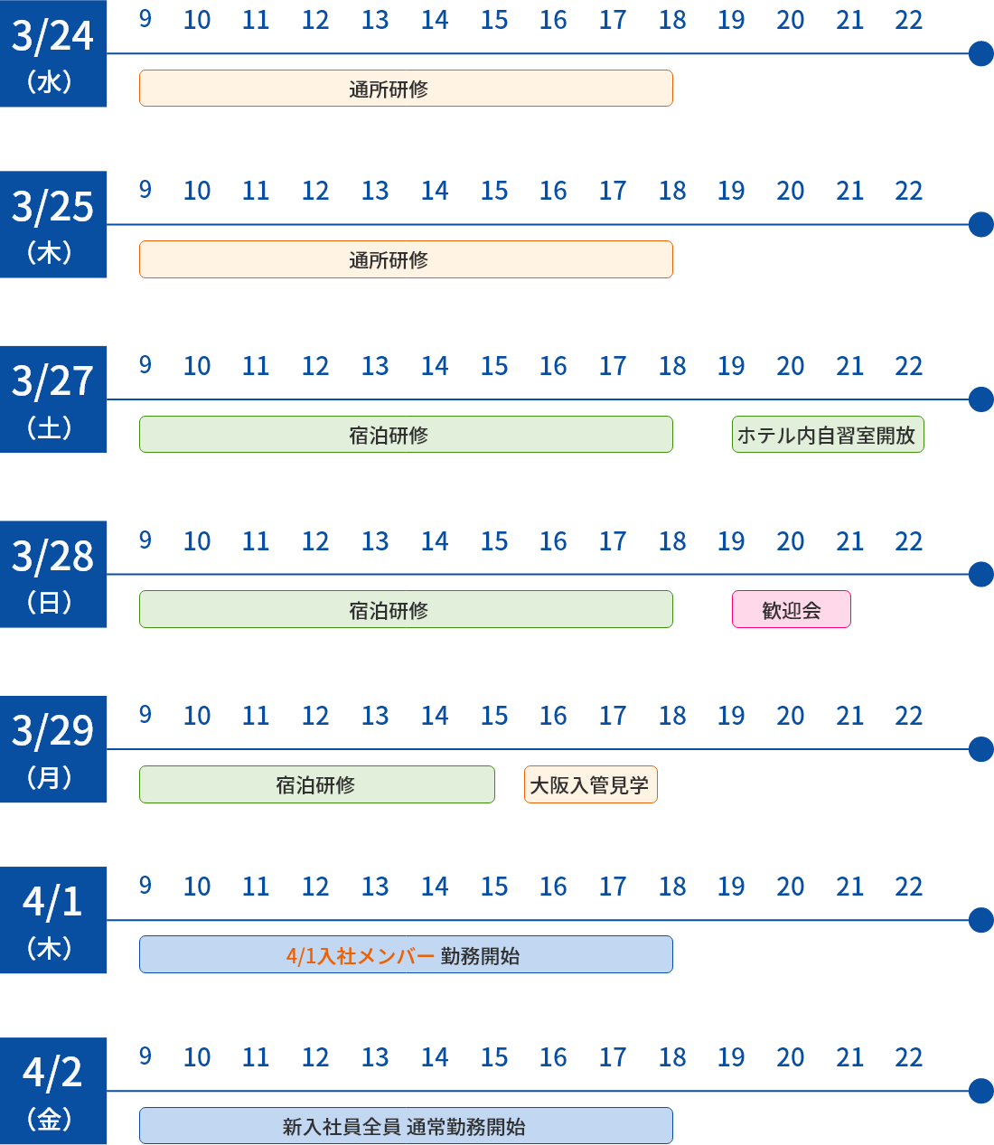 スケジュール